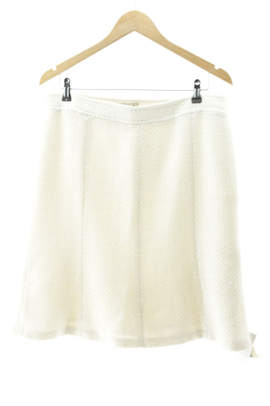 Falda de Fórmula Joven de la talla 44, de color blanco