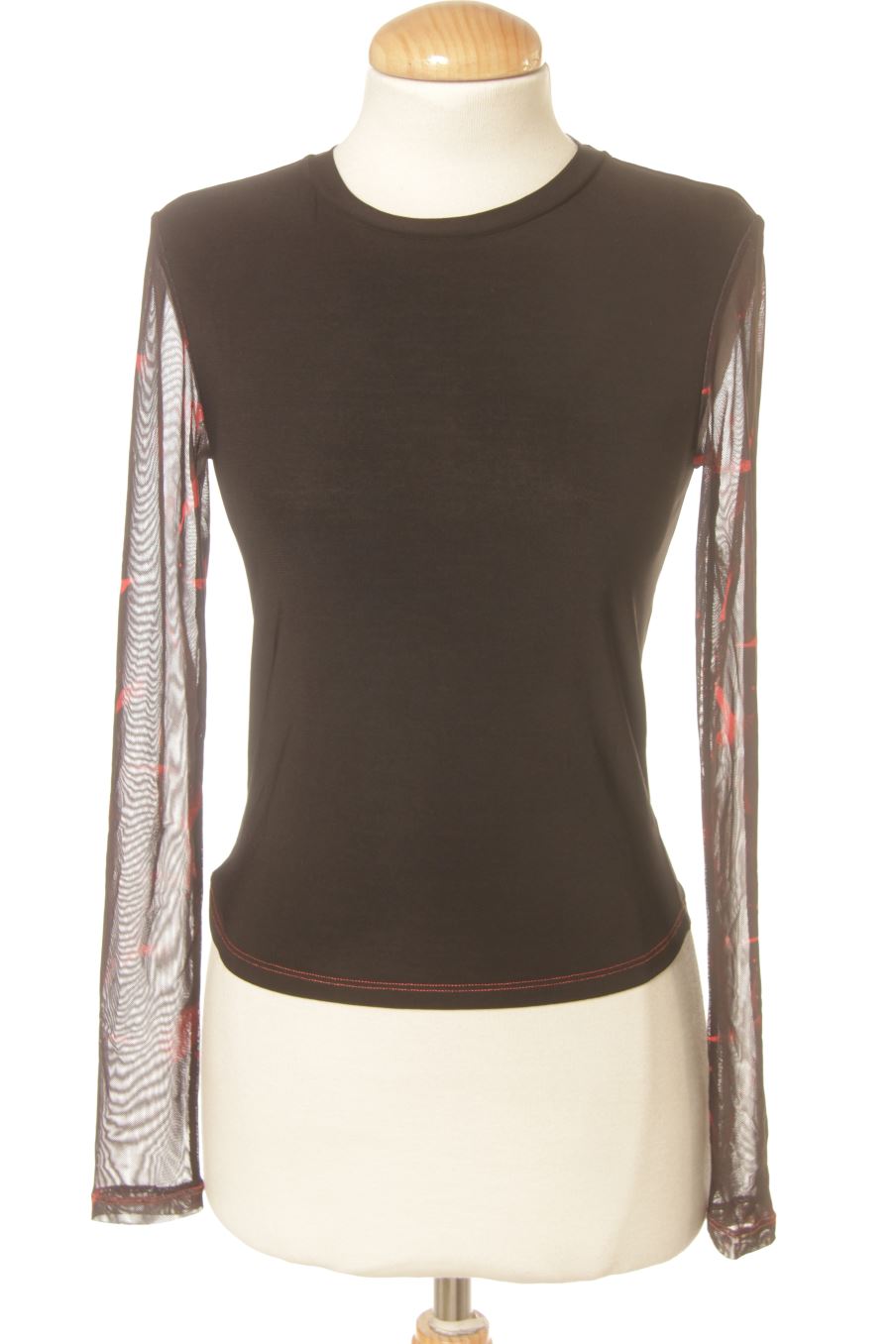 Maglietta a maniche lunghe de Desigual de la talla S, de color nero