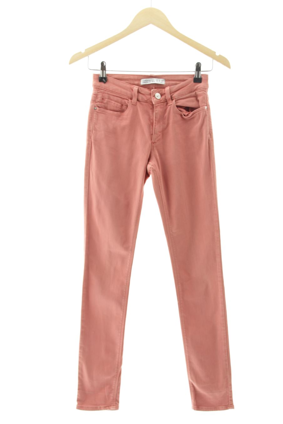 Jeans de Zara de la talla 34, de color rosa