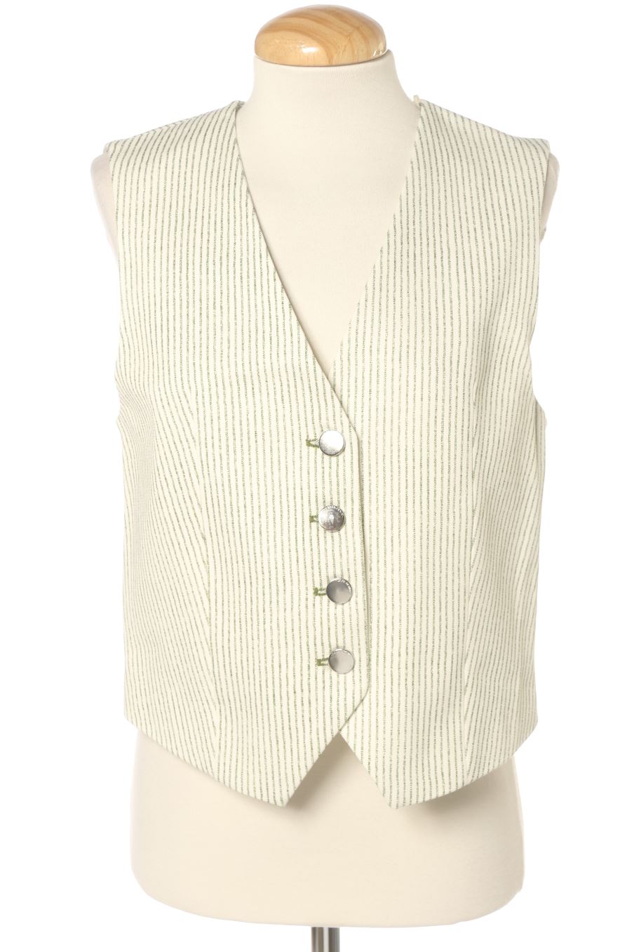 Boléro sans manches Zara de la taille S, de couleur rayures