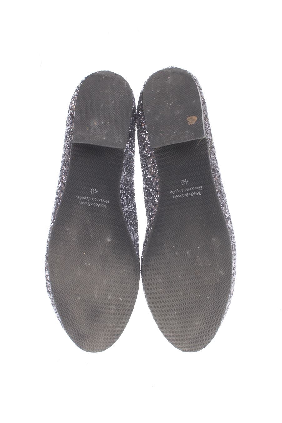 Zapatos planos de ANTONIO PARRIEGO de la talla 40, de color plateado de