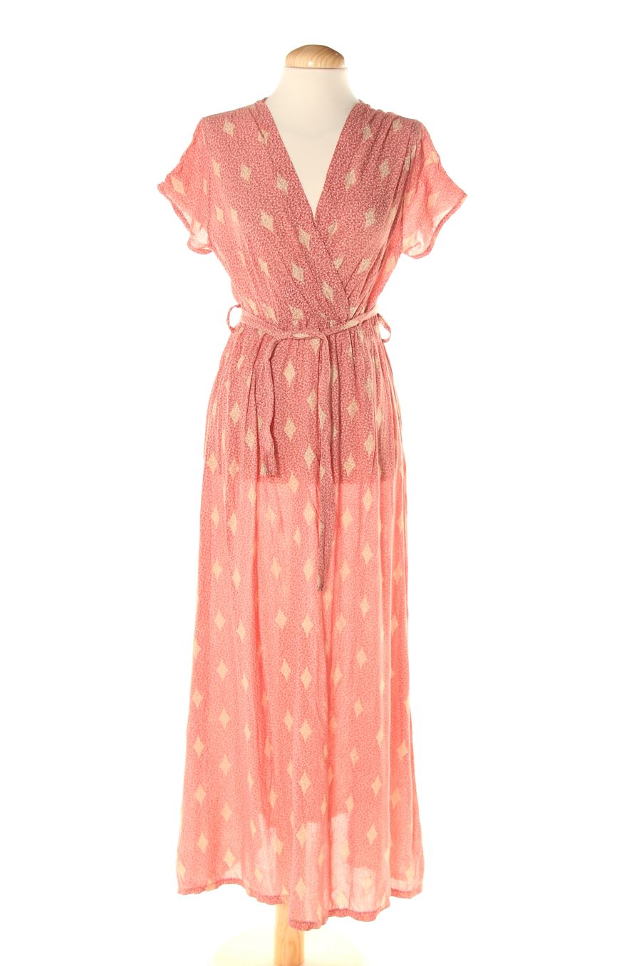 Einfaches Kleid von Made in italy Größe S, Farbe Rosa, für