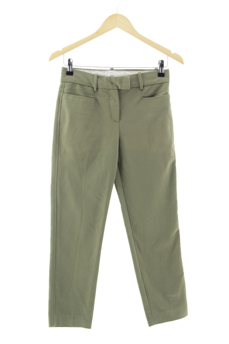 Pantaloni de Mango de la talla 34, de color verde