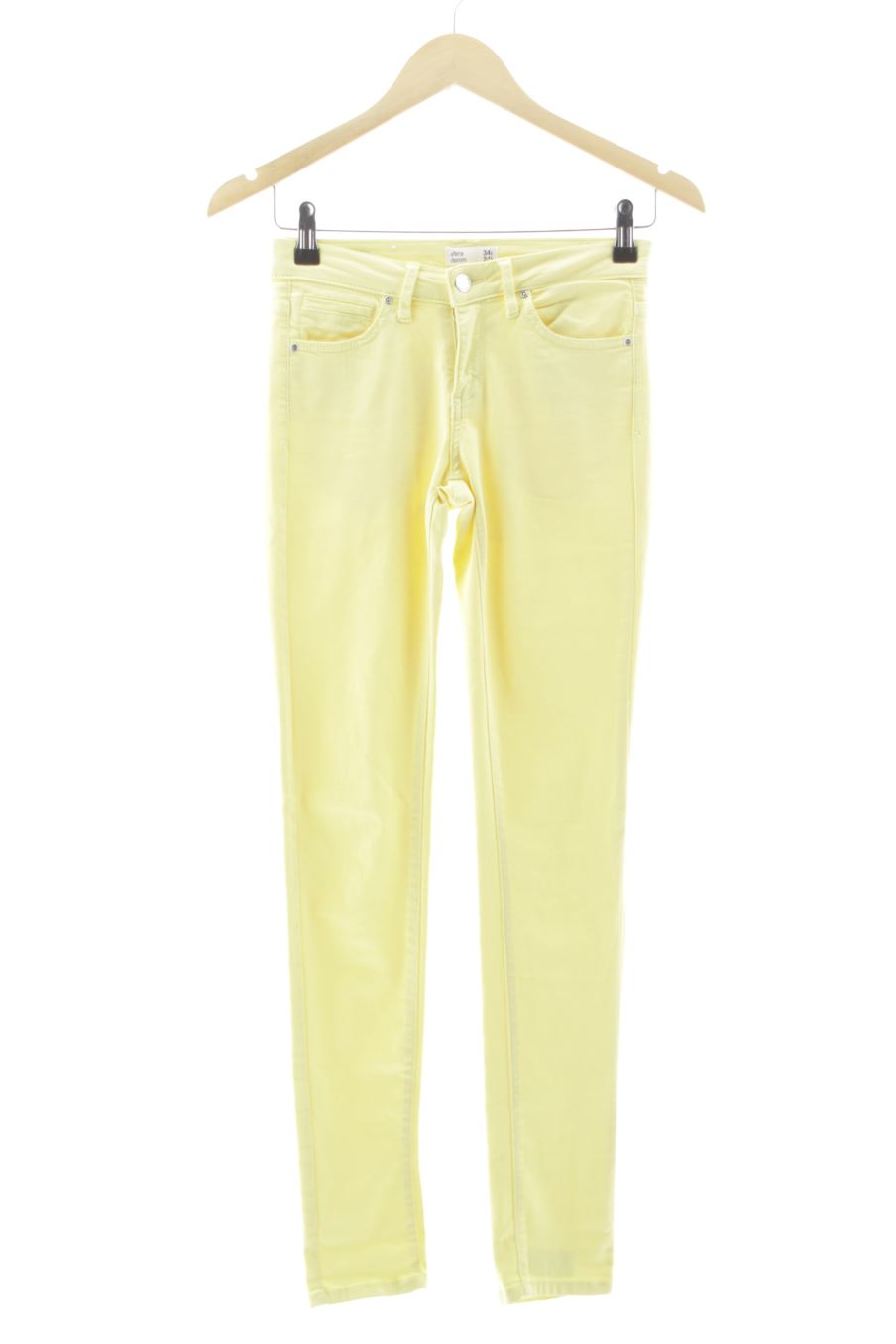 Jeans Sfera de la taille 34, de couleur jaune de denim
