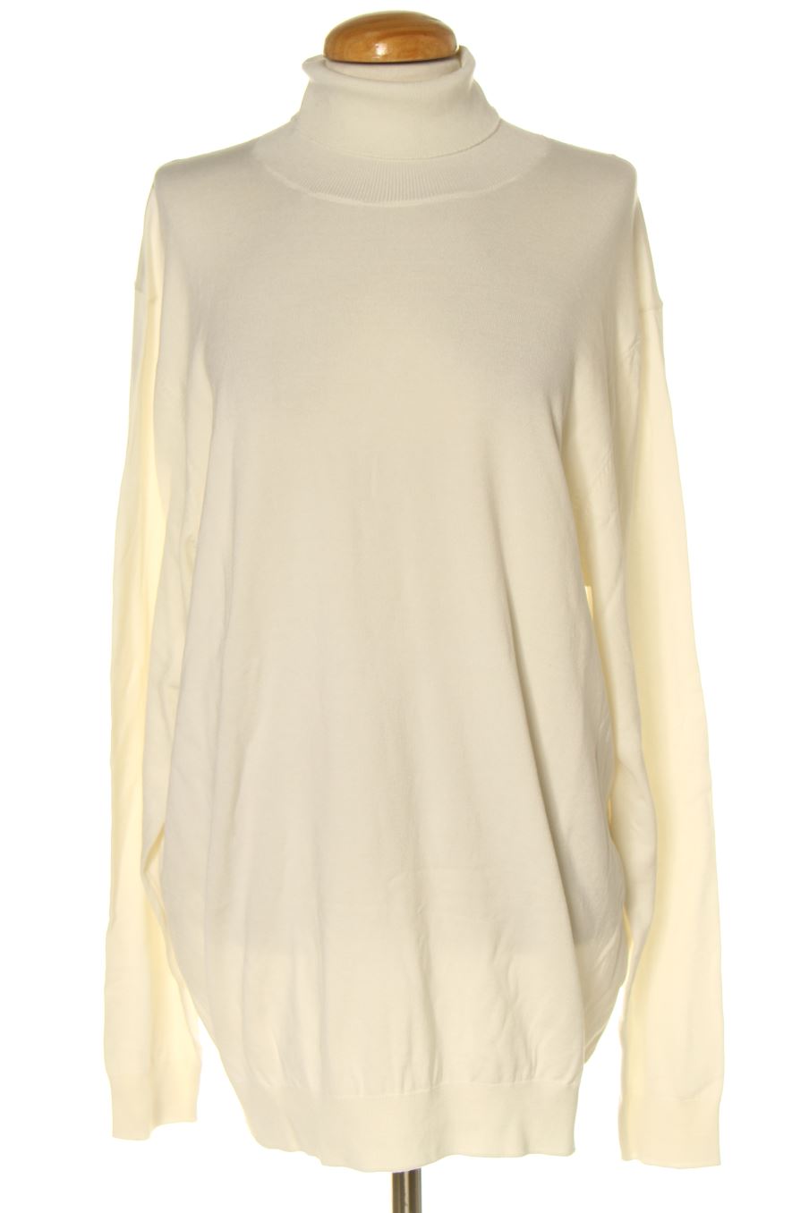 Pull Zara de la taille XL, de couleur blanc