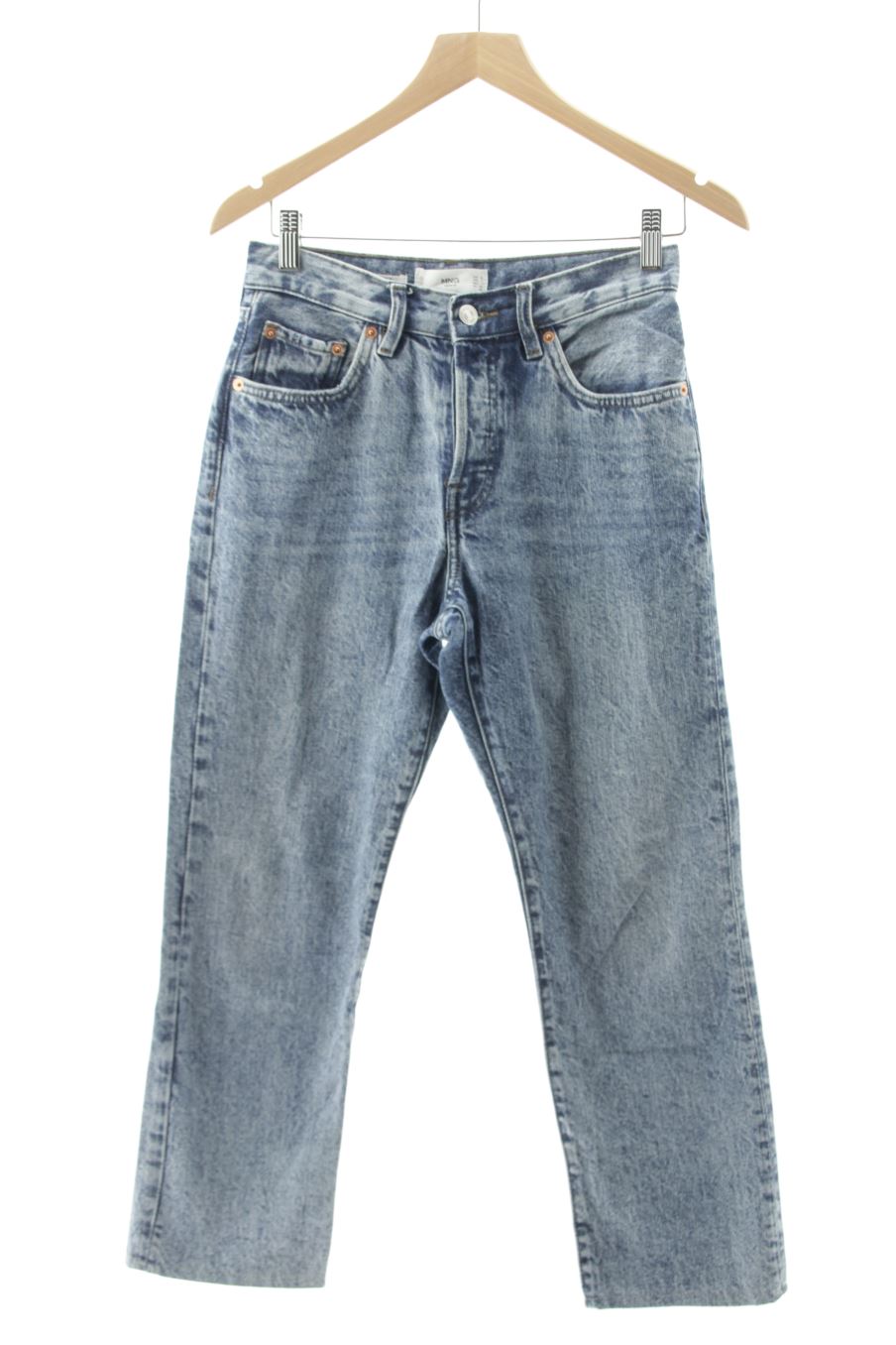 Jeans Mango de la taille 34, de couleur bleu de denim