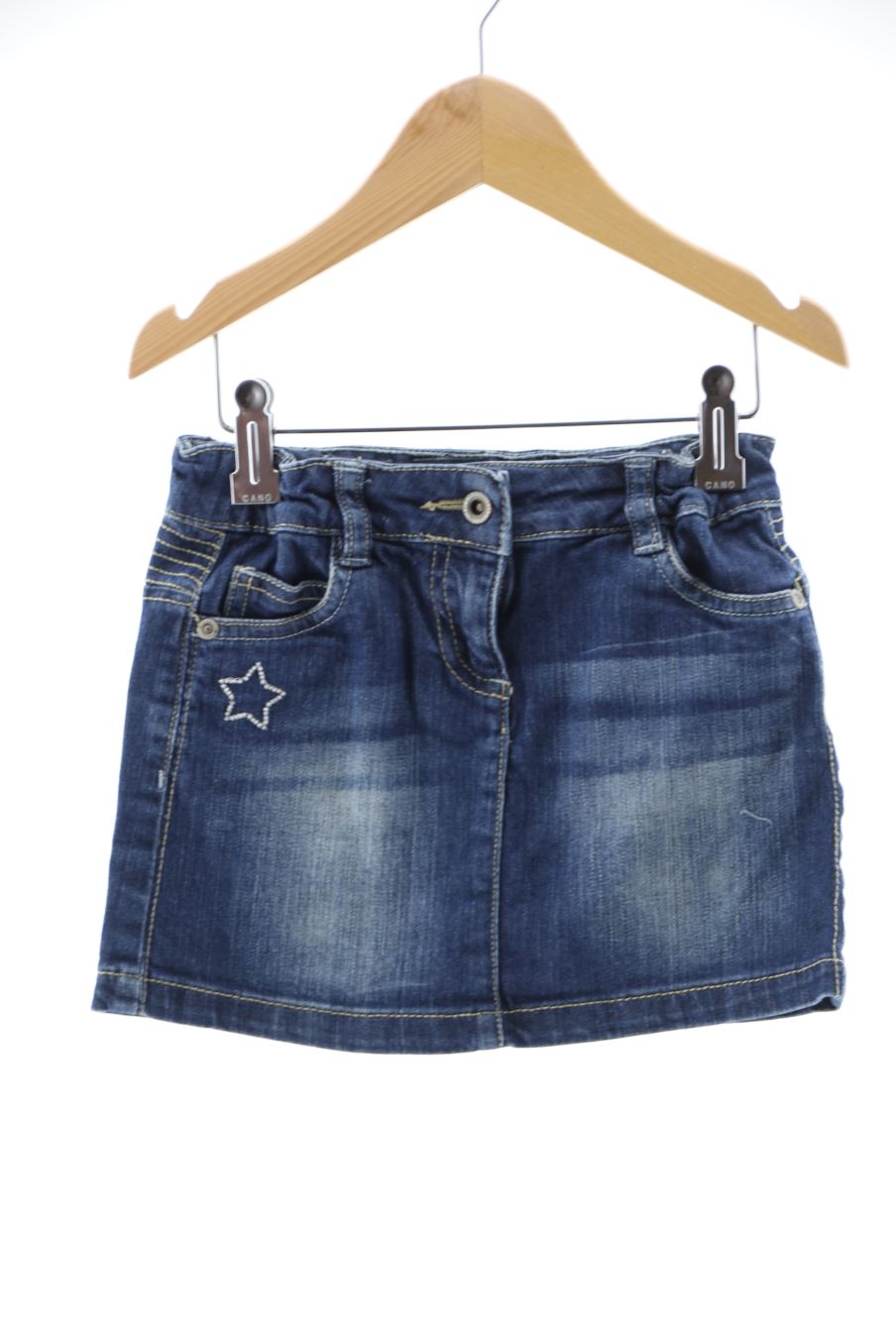 Falda de Vertbaudet de la talla 4 años de denim de segunda mano