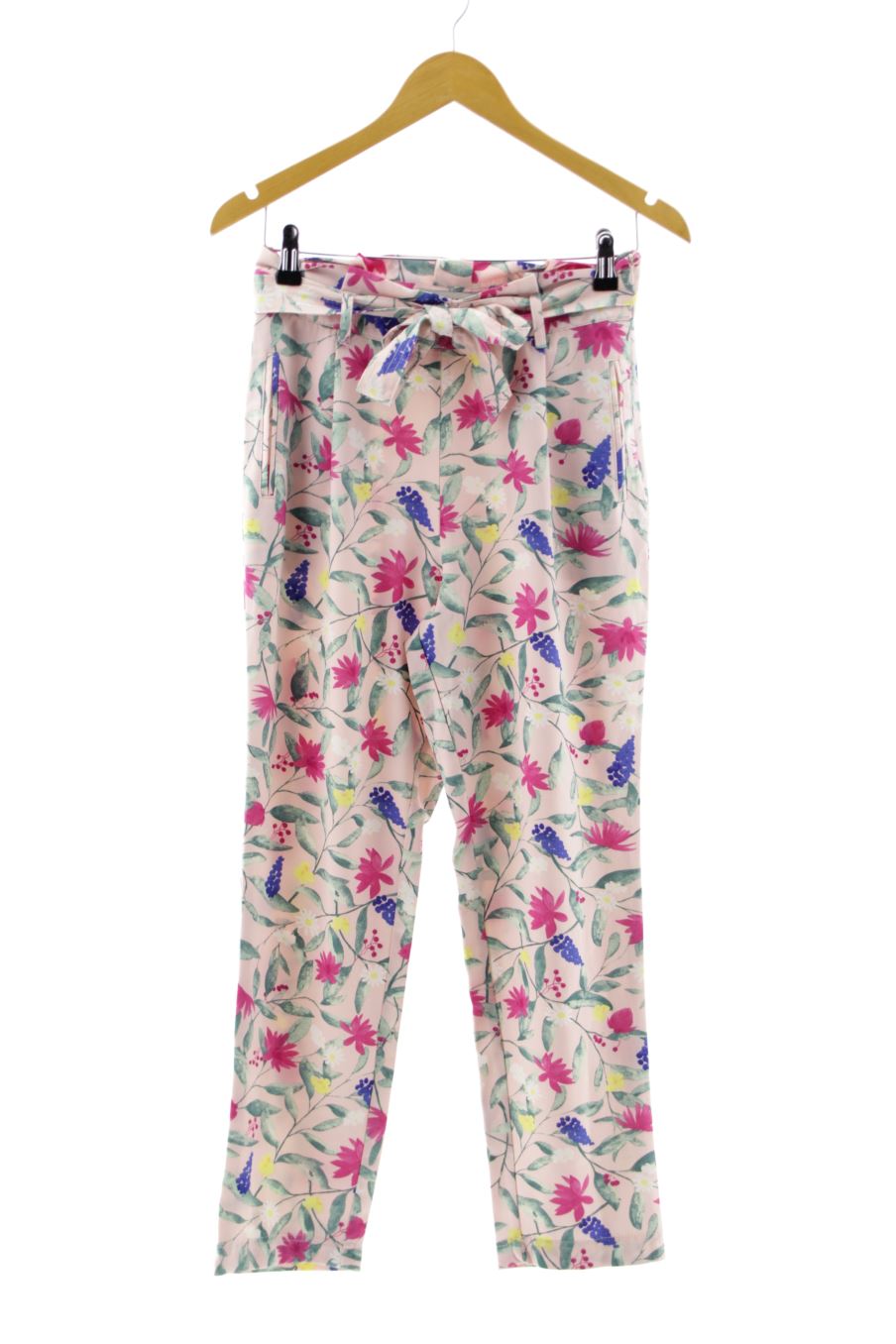 Pantalón Casual de Cortefiel de la talla S, de color flores