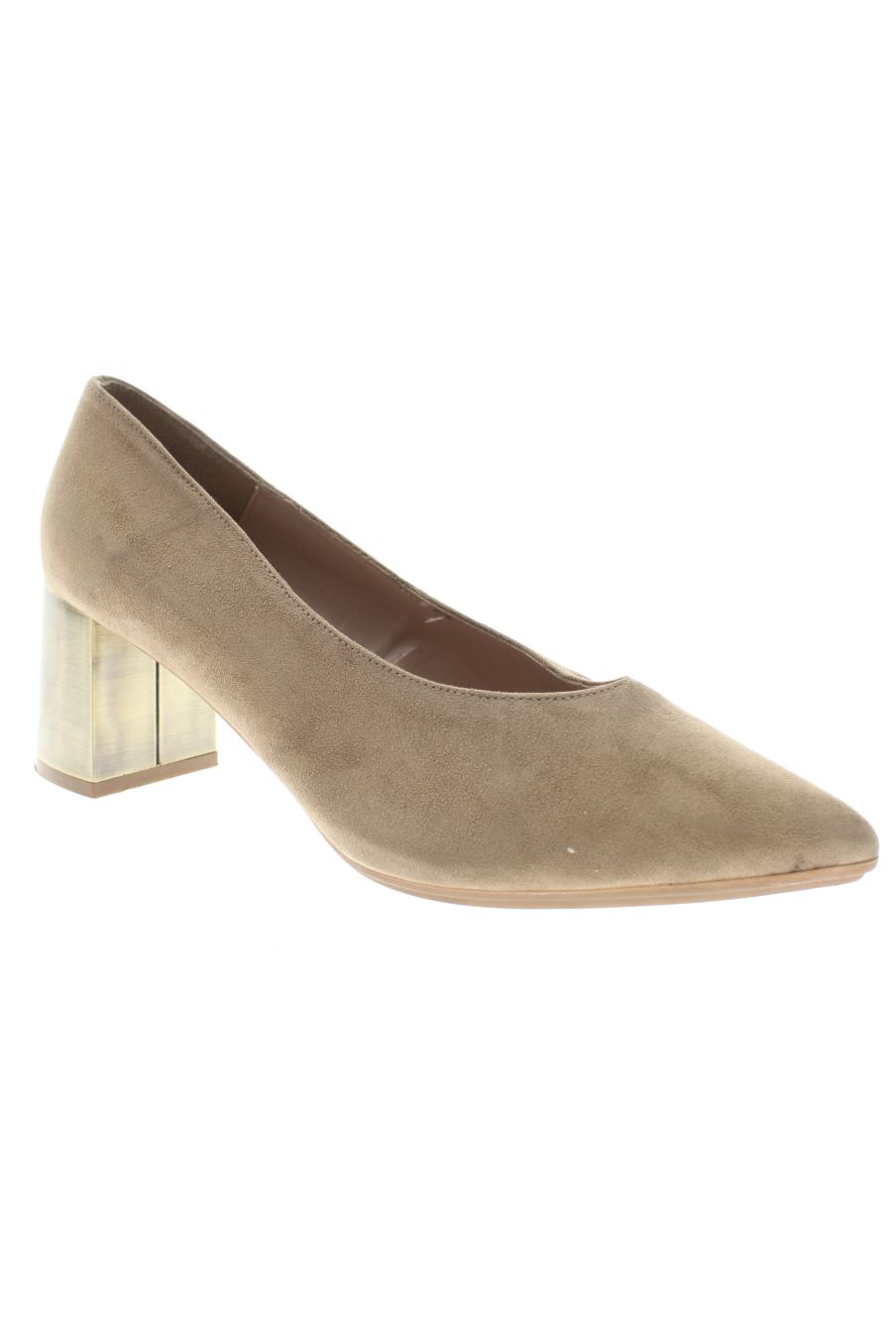 Zapatos de tacon de ana carlo de la talla 40, de color marrón de