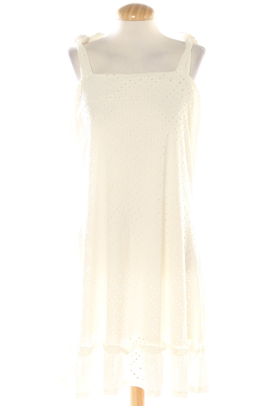 Robe casual Vero moda de la taille L, de couleur blanc