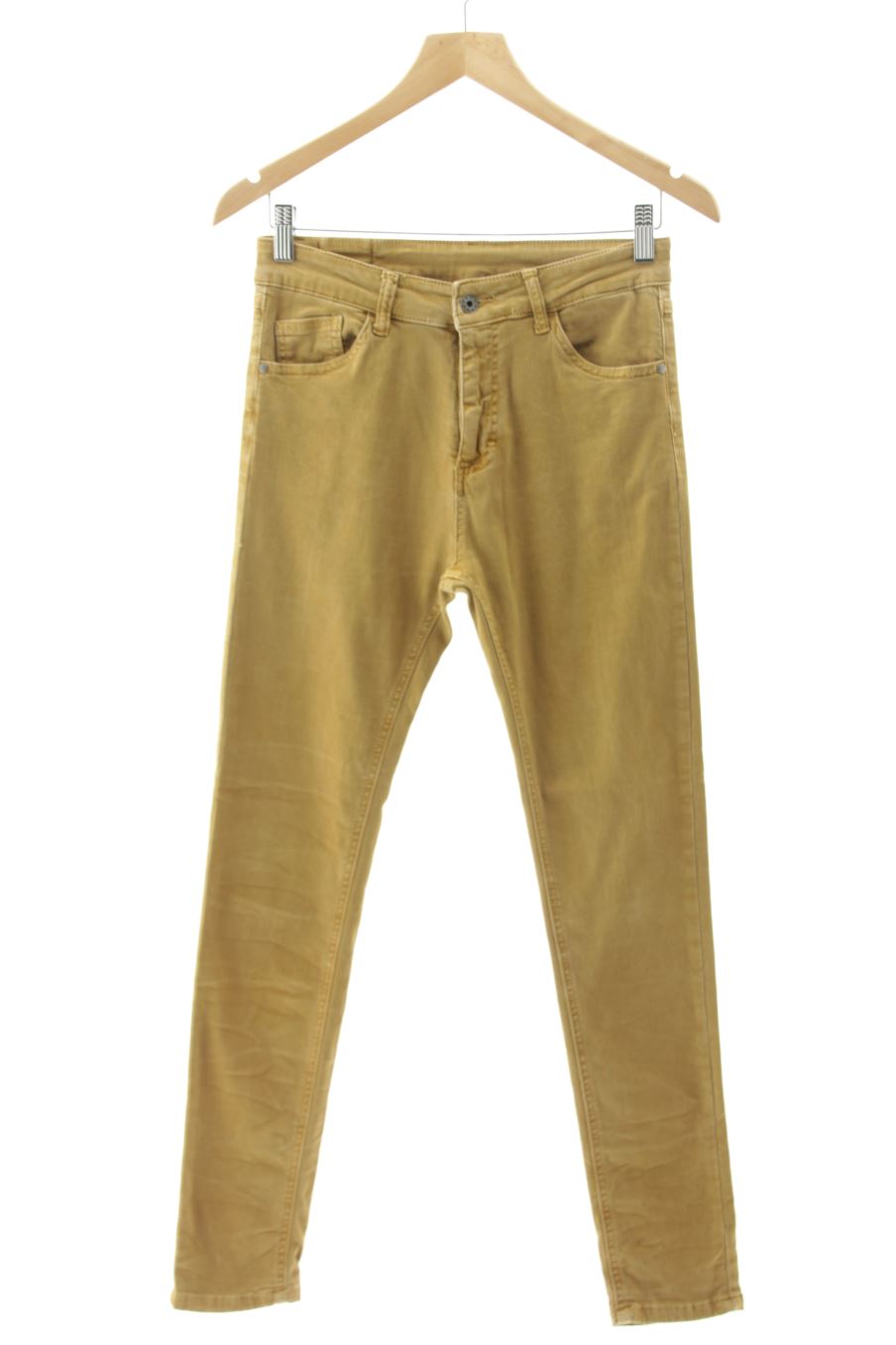 Vaquero de PERCENTIL de la talla 36, de color mostaza de ropa vaquera