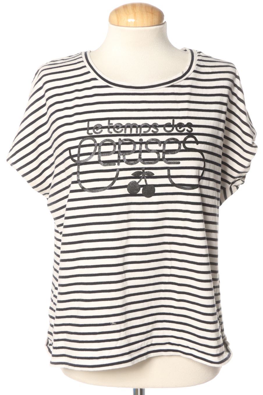 T-shirt Le temps des cerises de la taille M, de couleur rayures