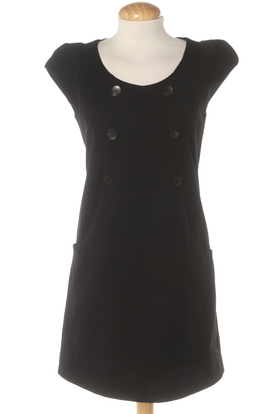Robe casual Comptoir des Cotonniers de la taille 38, de couleur noir