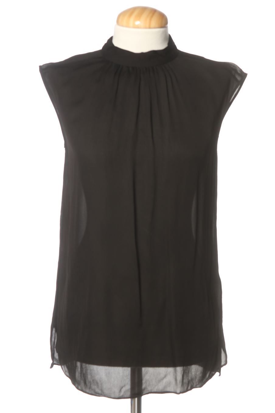 Top de Massimo Dutti de la talla 36, de color nero