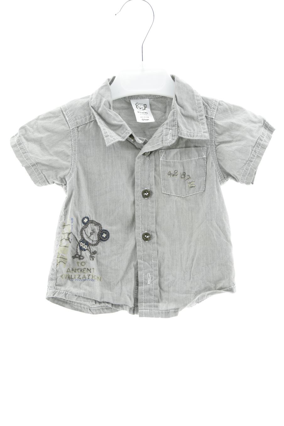 Camisa de manga corta de Target de la talla 0 meses de segunda mano