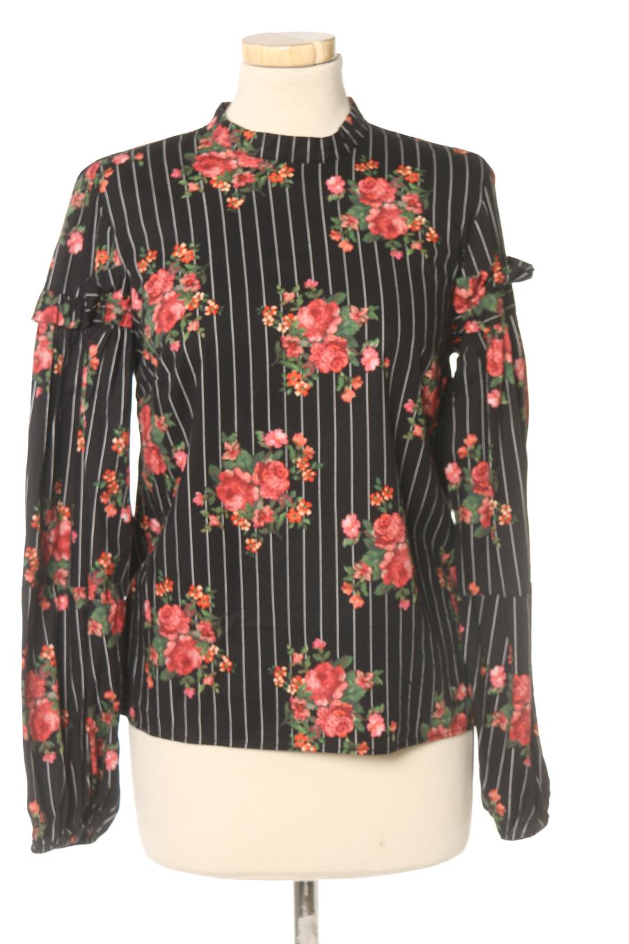 Blusa de manga larga de H&M de la talla 34, de color flores