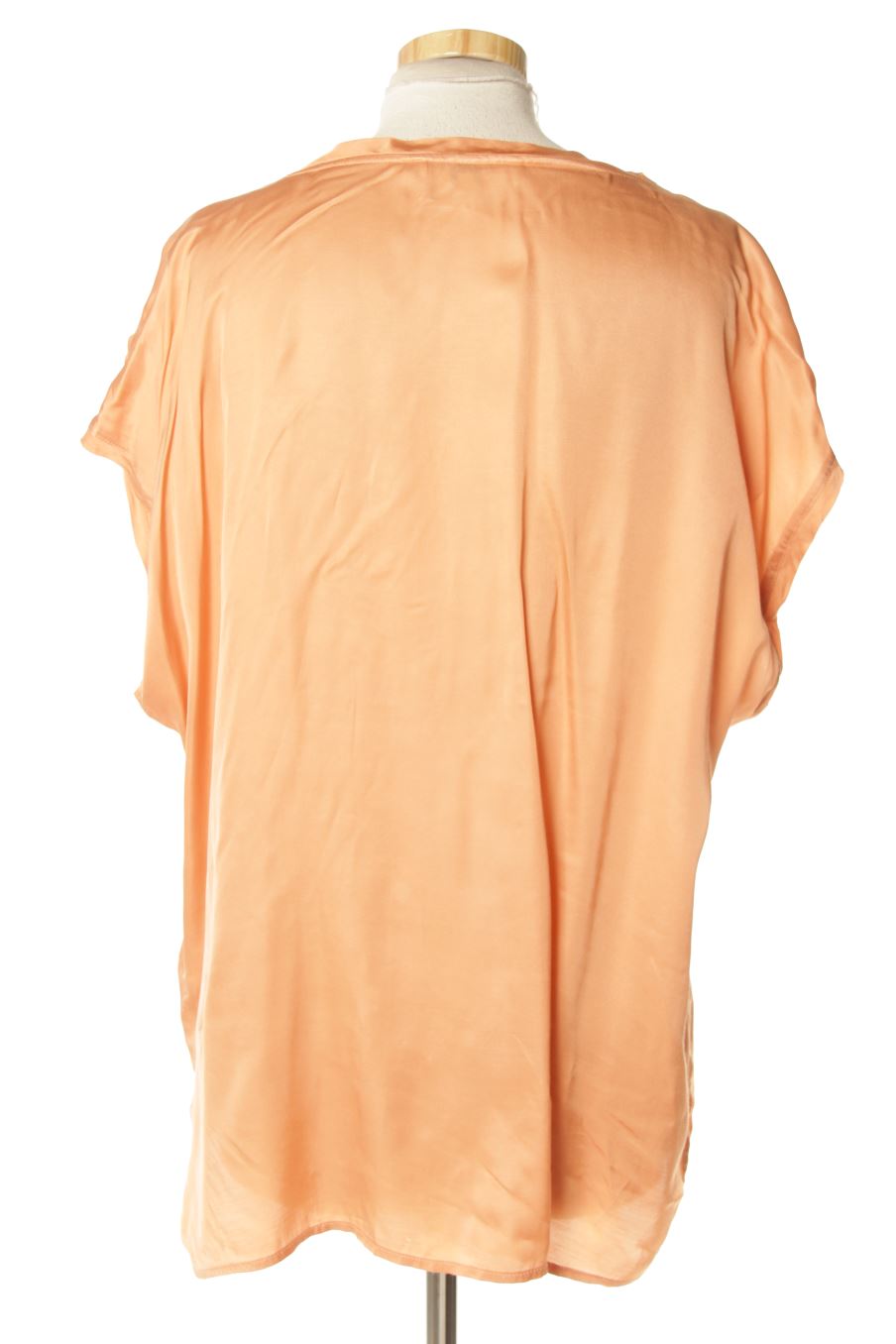 Blusa de manga corta de Yaya de la talla 44, de color coral