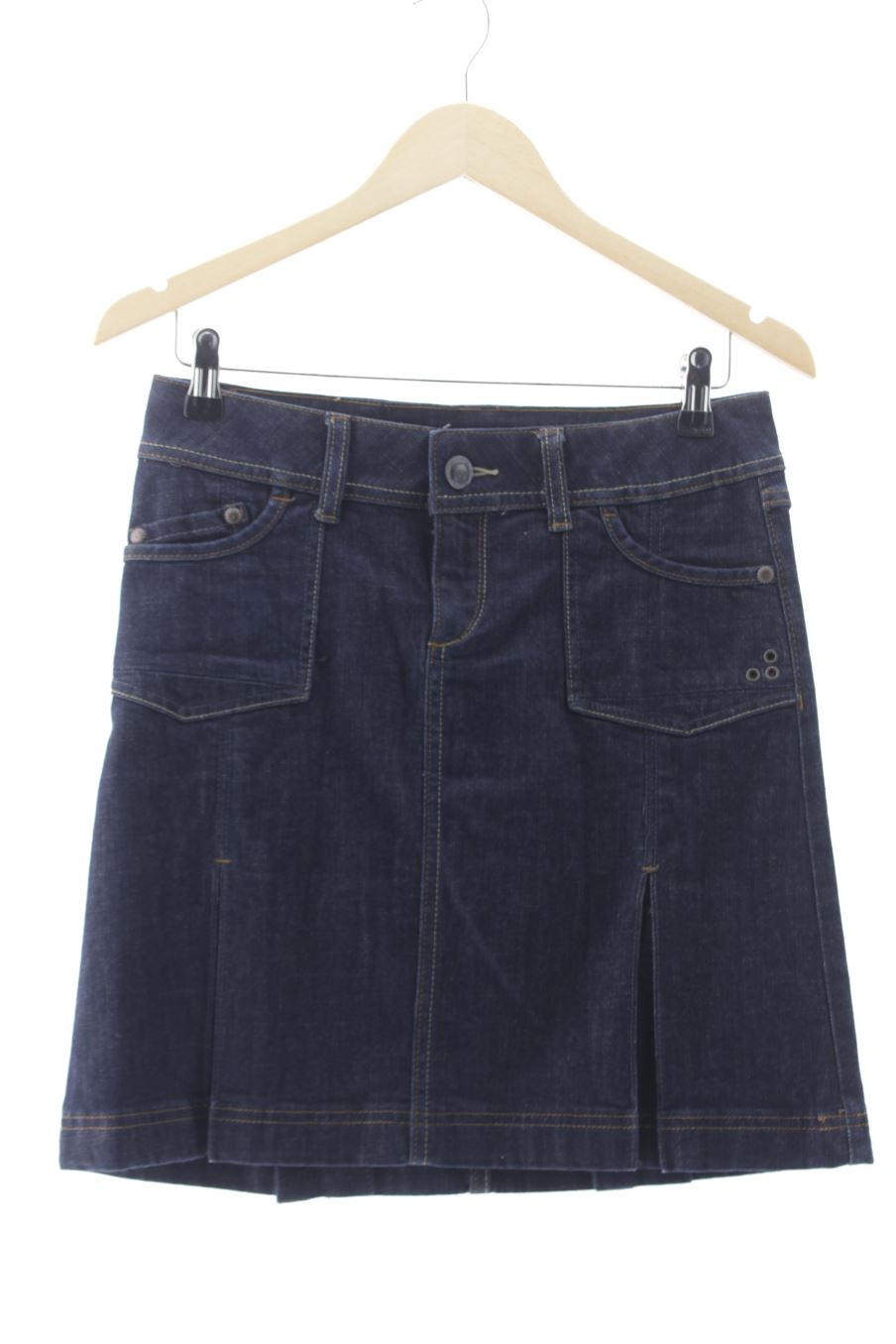 Aufwändiger Rock von Esprit Größe 36, Farbe Blau, aus Jeanskleidung für