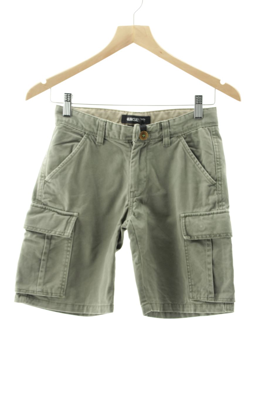 Shorts Quiksilver de la taille 36, de couleur vert de denim