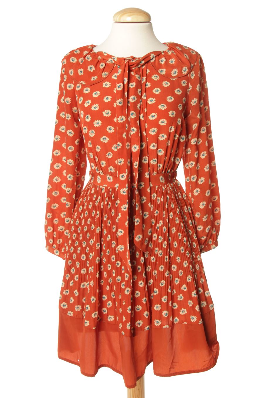 Vestido casual de kling de la talla XS, de color flores