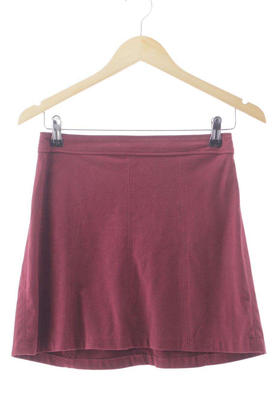 Jupe Bordeaux/prune Mordorée Taille 38 - Style évasé Genou - Pour Cérémonie - Occasion