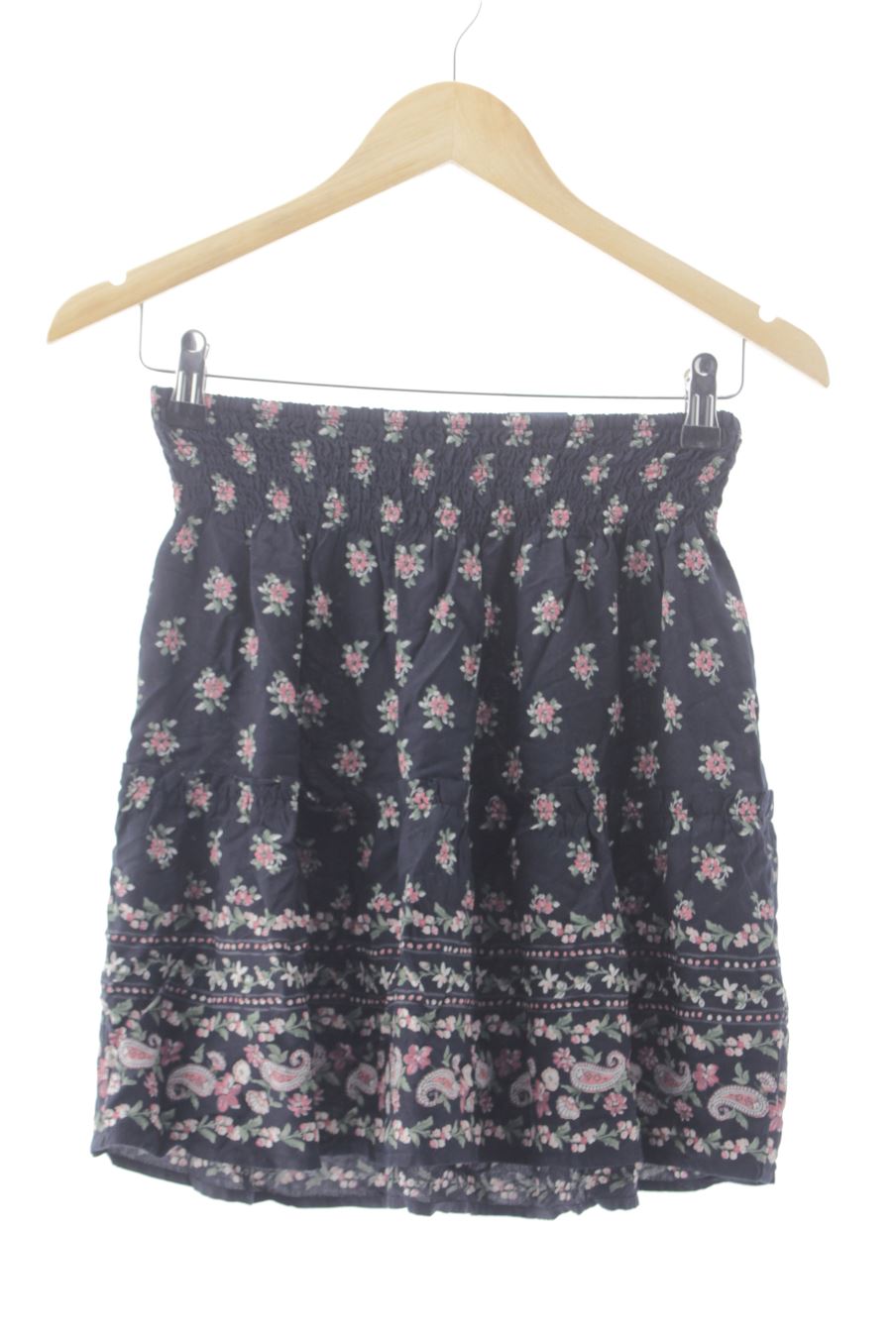 Aufwändiger Rock von Hollister Größe S, Farbe Geblümt, für