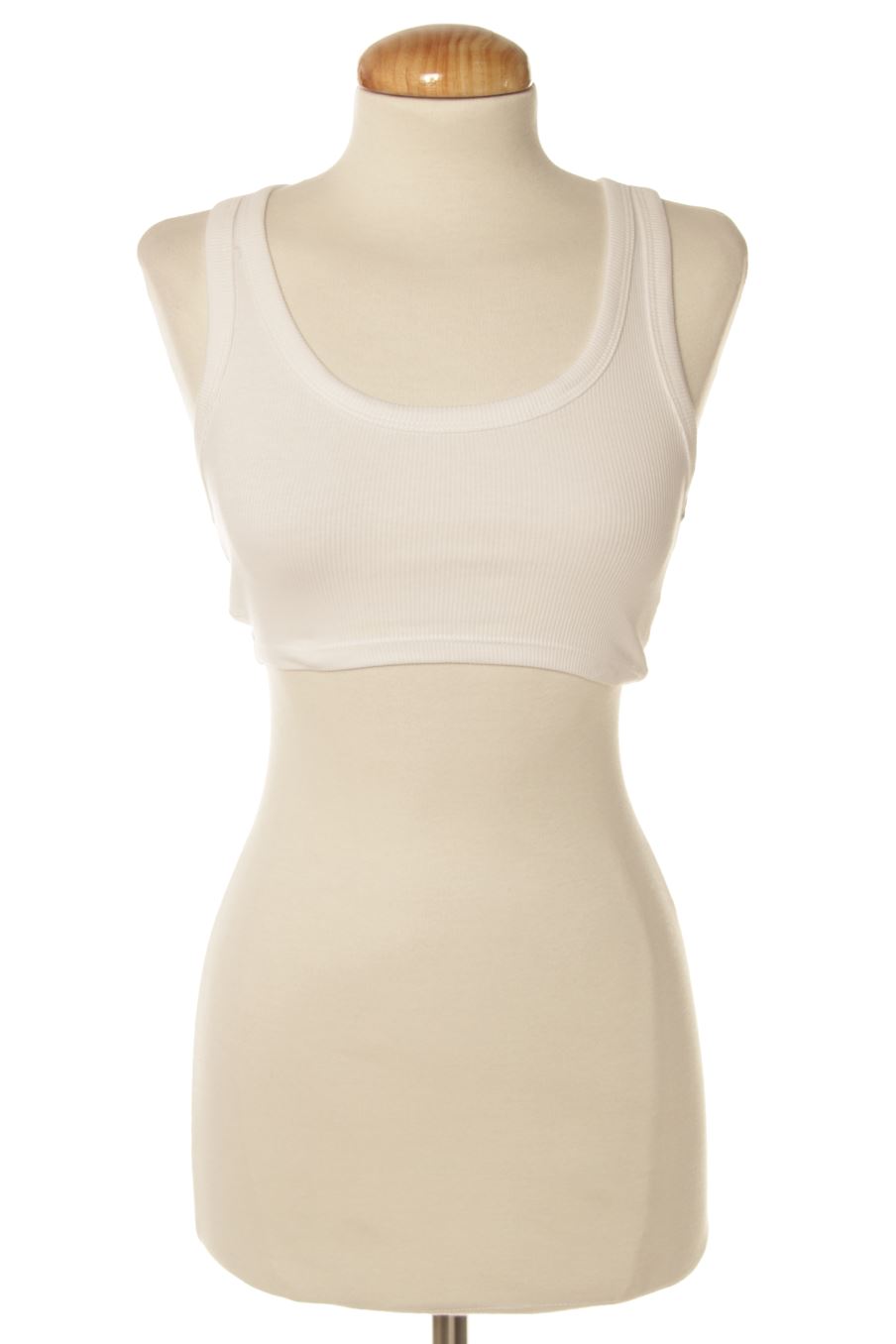 Top Zara de la taille S, de couleur blanc