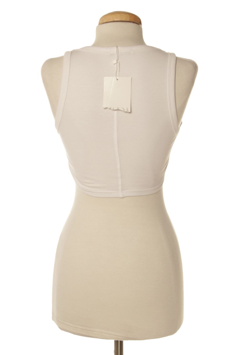 Top Zara de la taille S, de couleur blanc