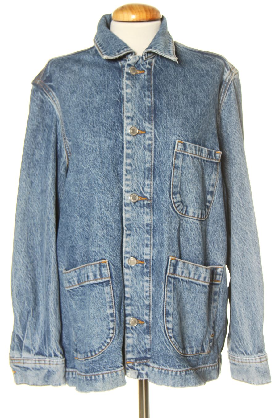 Blouson Zara de la taille XS, de couleur bleu