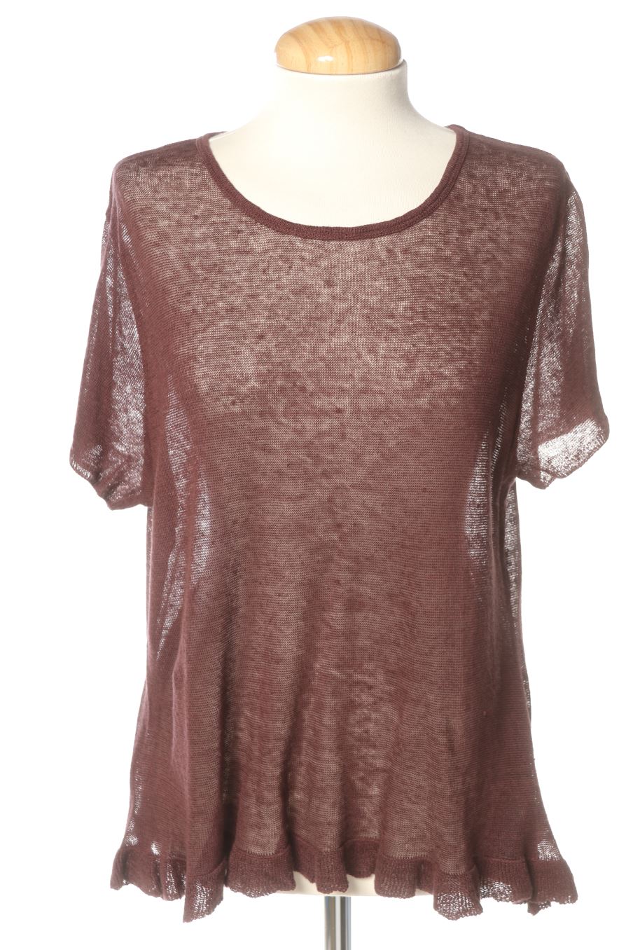 Pull Massimo Dutti de la taille L, de couleur marron