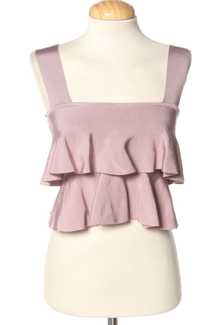 Top de Zara de la talla S, de color viola