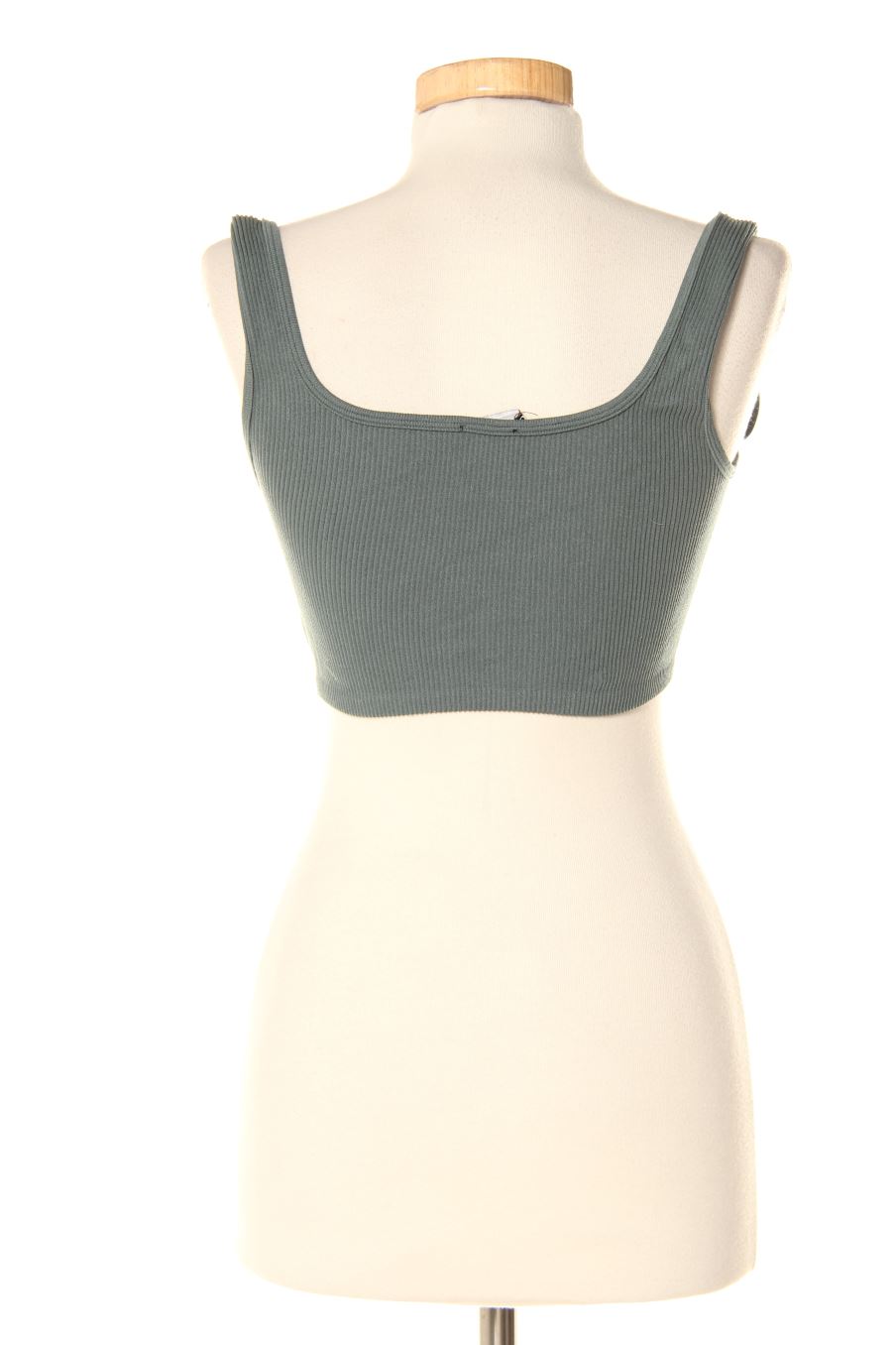Top de Zara de la talla M, de color verde