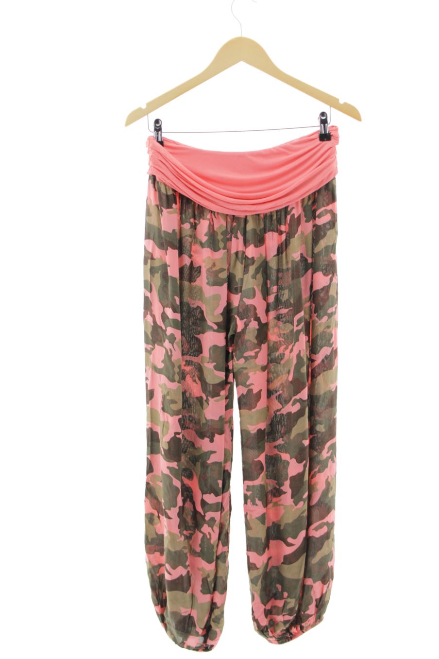 Pantalon Casual Made in italy de la taille M, de couleur vert