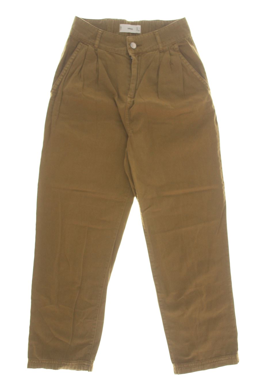 Pantalones de Mango de la talla 34, de color marrón