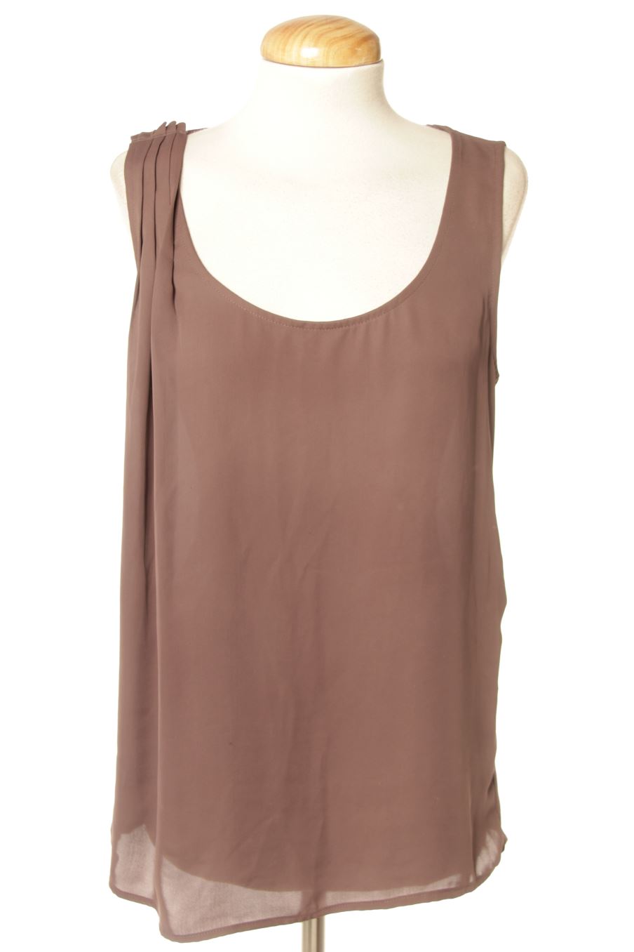 Top Zara de la taille S, de couleur marron