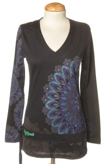 Langärmeliges T-Shirt S Desigual