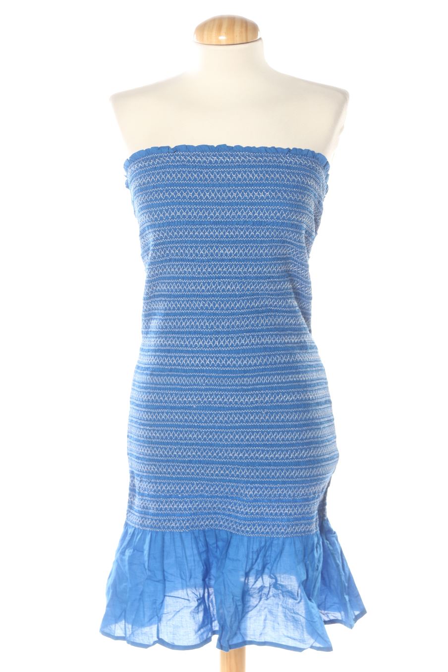 Robe casual Mango de la taille M, de couleur bleu