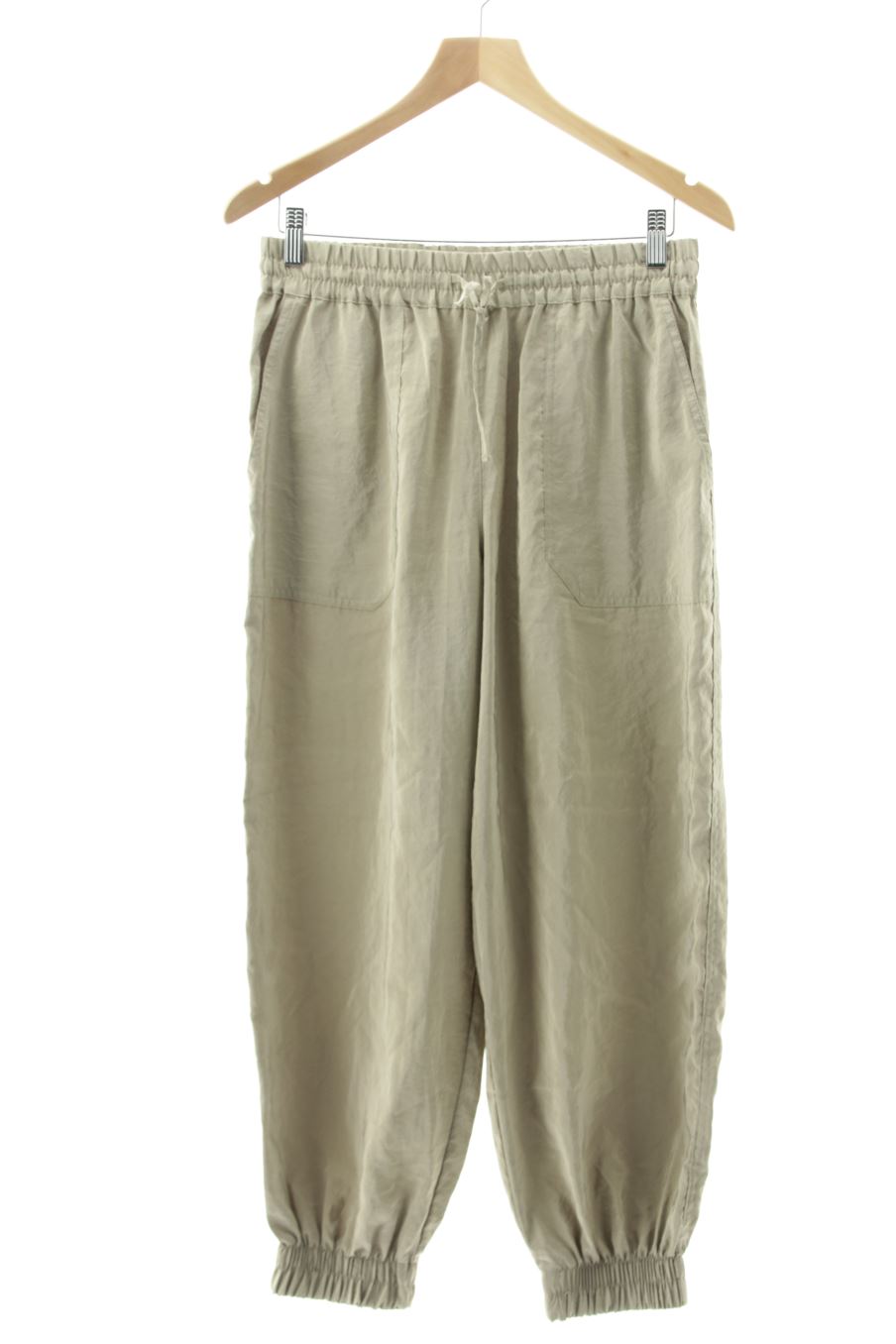 Pantaloni casual de Zara de la talla S, de color beige