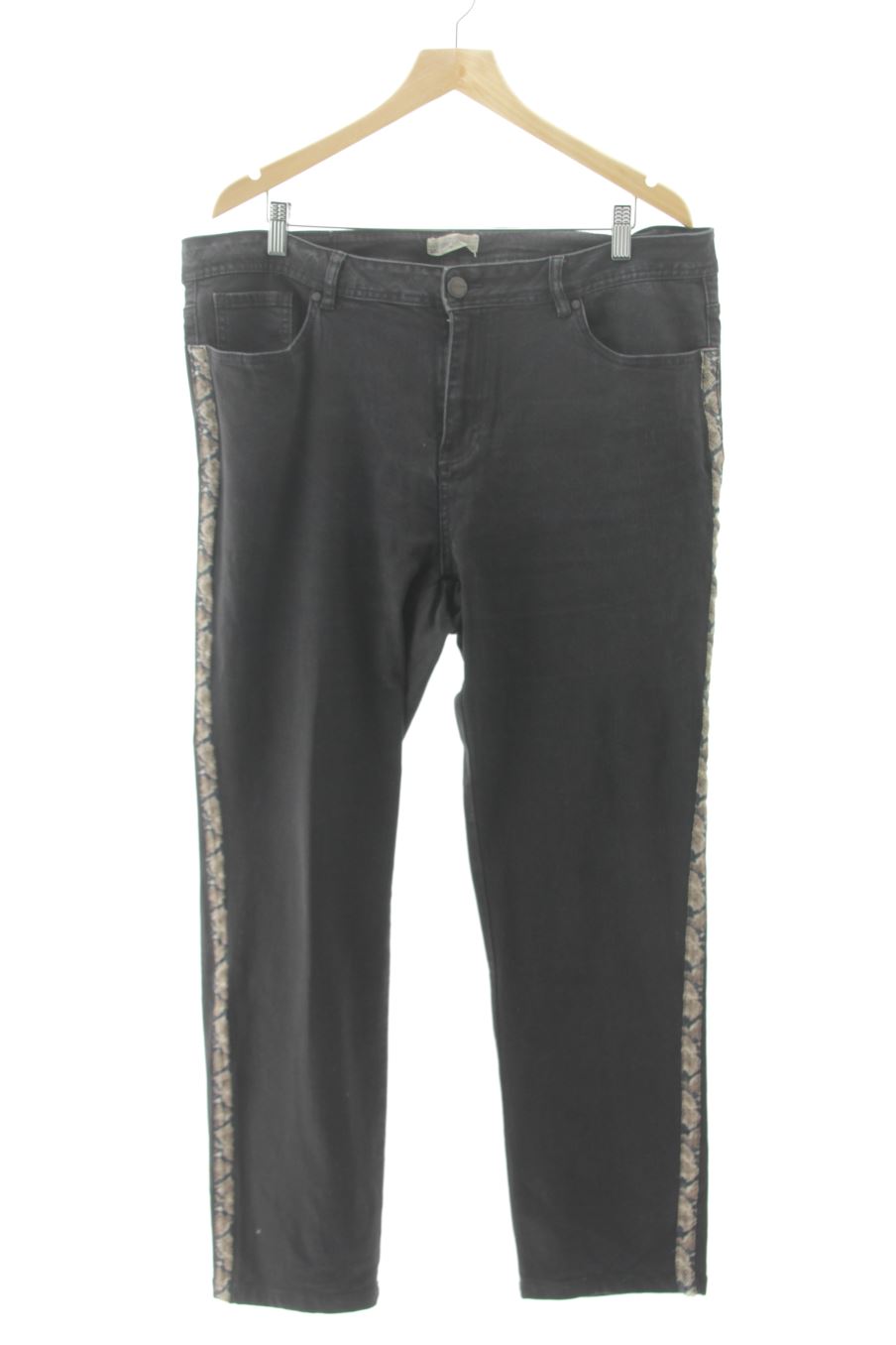 Jeans October denim de la taille 52, de couleur noir de denim