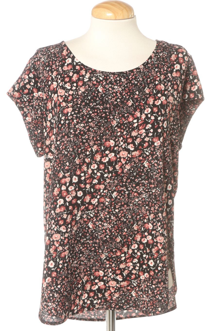 Kurzärmelige Bluse von Only Größe 40, Farbe Geblümt, für