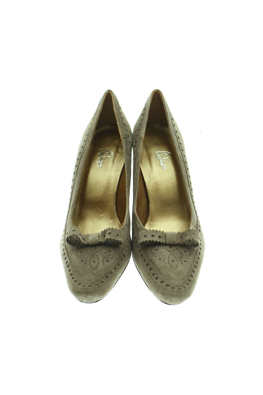 Zapatos de tacon de Castañer de la talla 37, de color marrón de