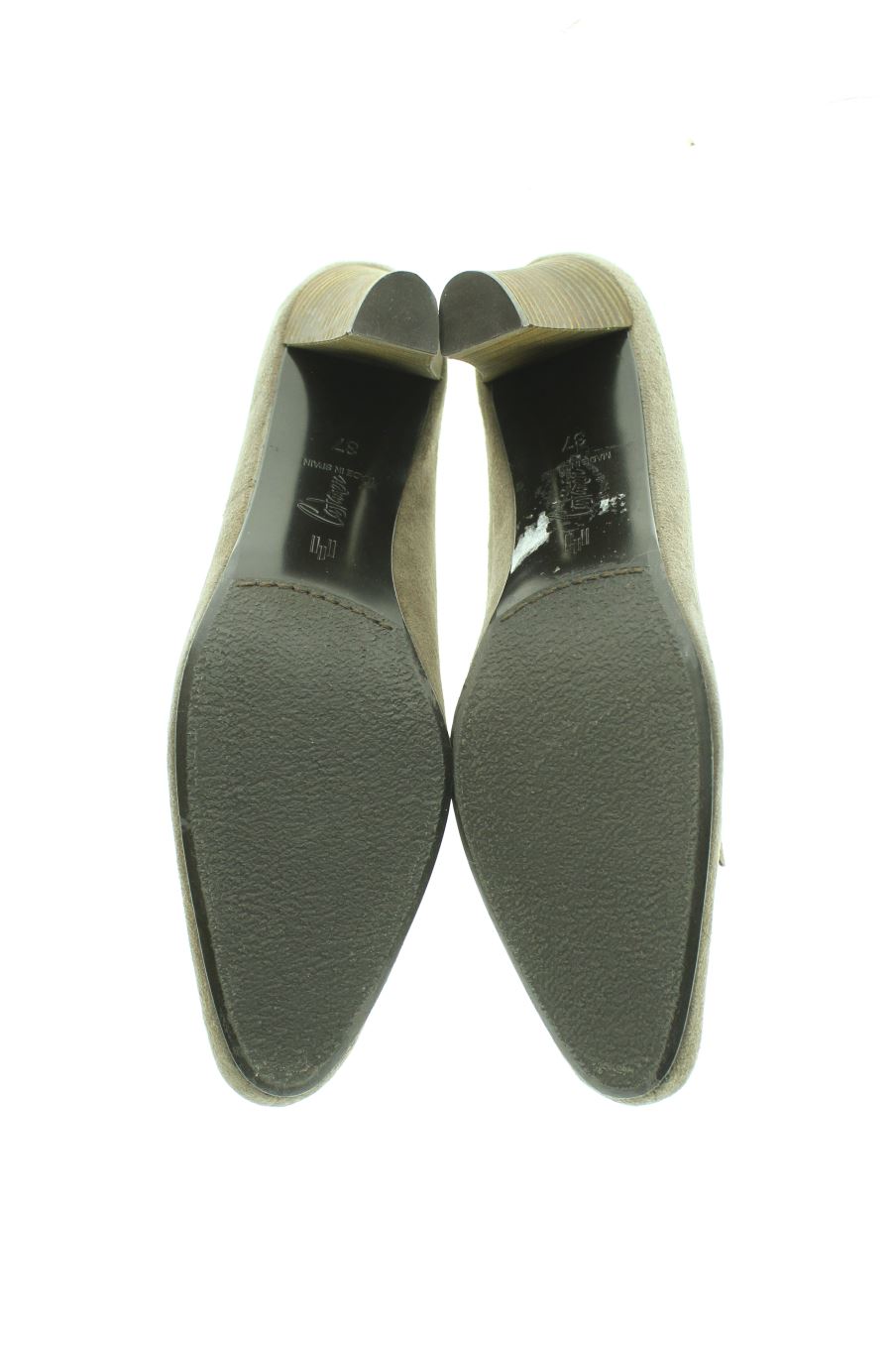 Zapatos de tacon de Castañer de la talla 37, de color marrón de