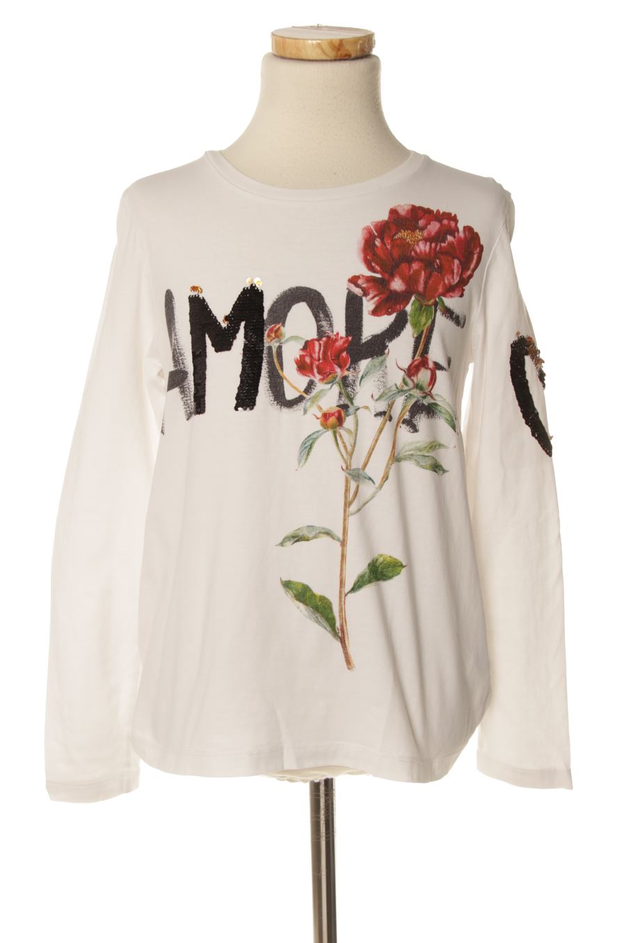 T-shirt manches longues Desigual de la taille 11 ans de seconde main