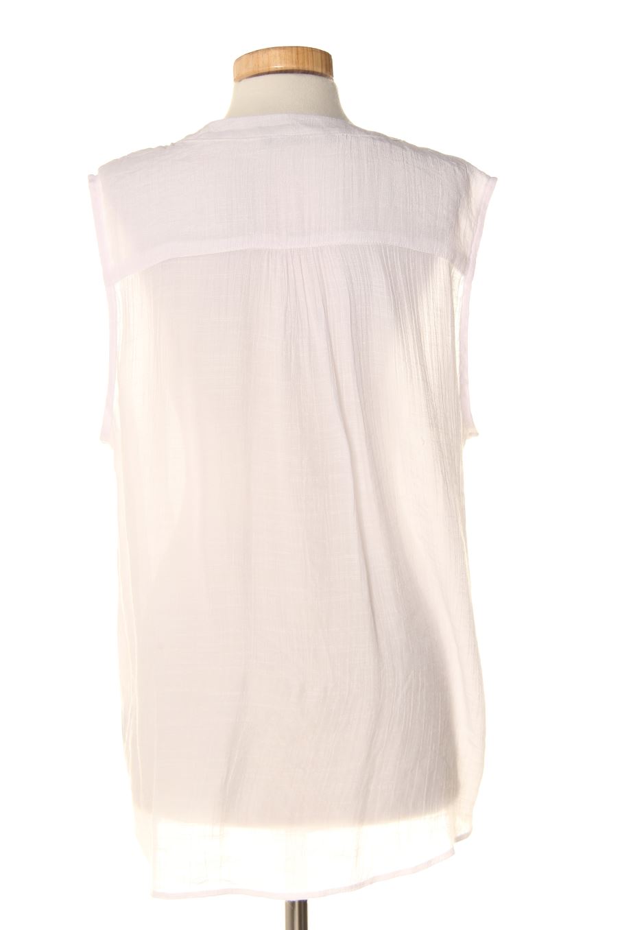 Camisa sin mangas de Zac&Rachel de la talla 40, de color blanco