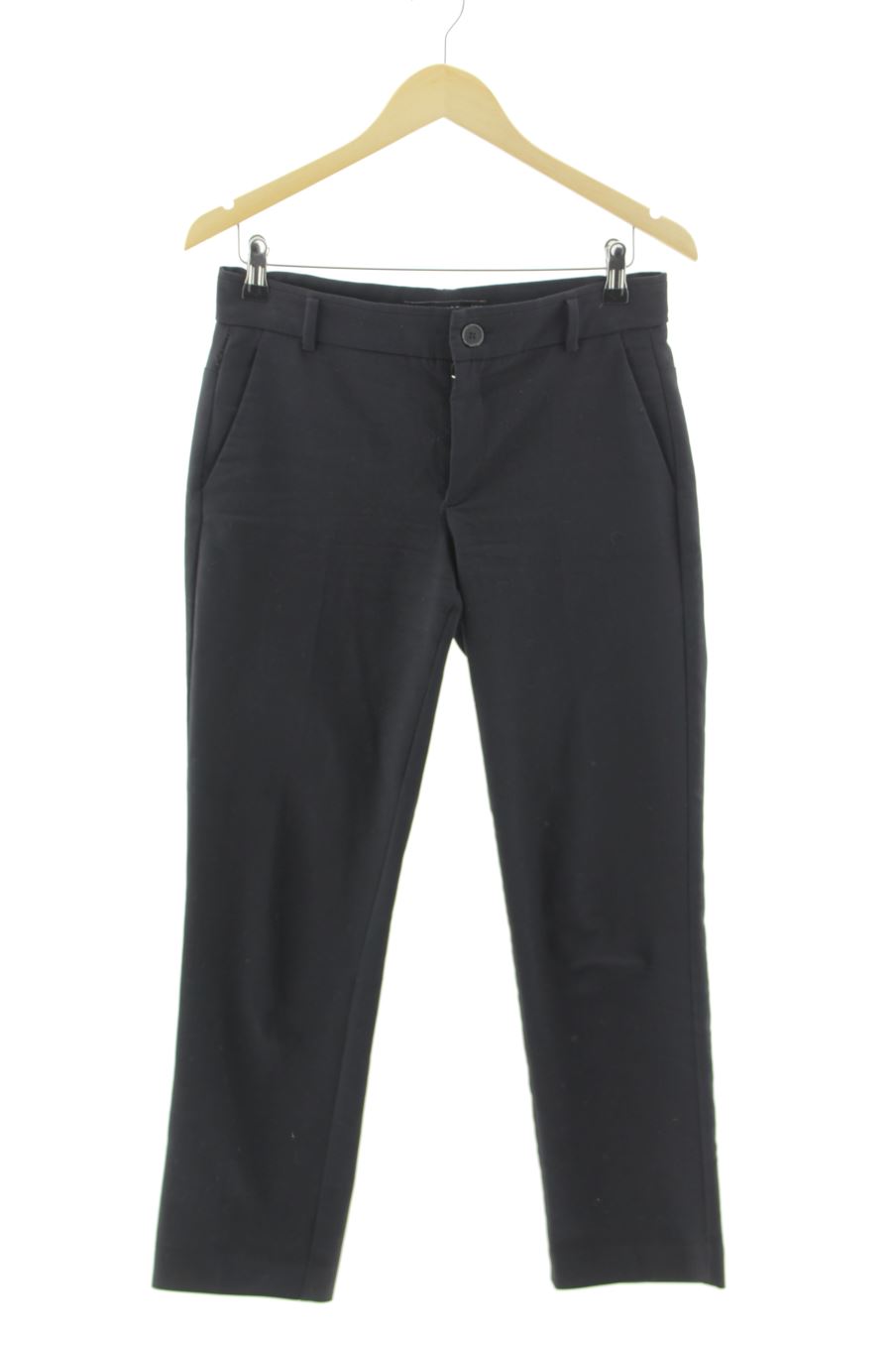 Pantalón de Mango de la talla 36, de color negro