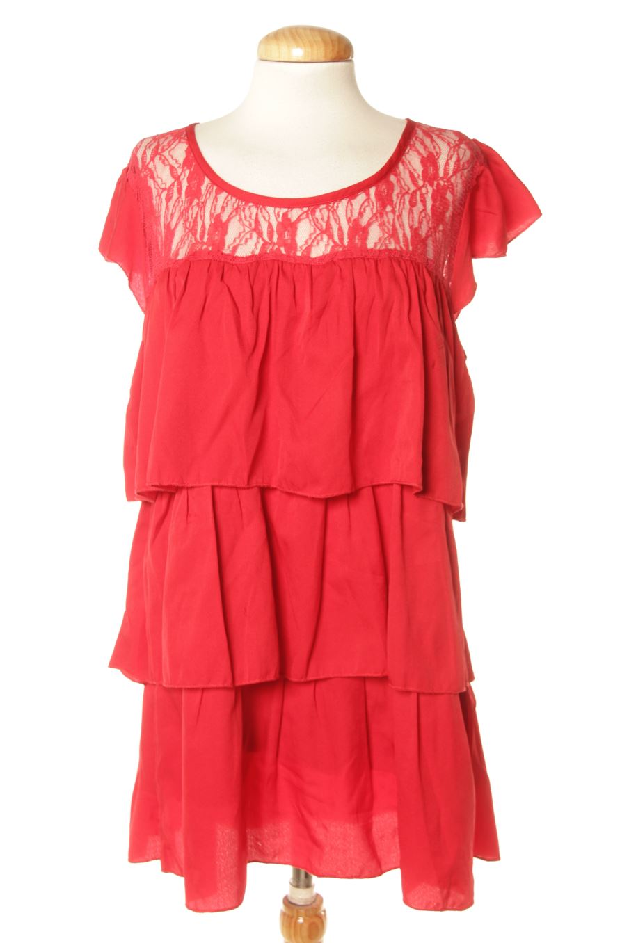 Robe casual BLANCHEPORTE de la taille S de couleur rouge