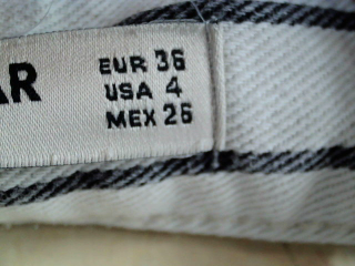 Vaquero de Pull & Bear de la talla 36, de color rayas de ropa vaquera