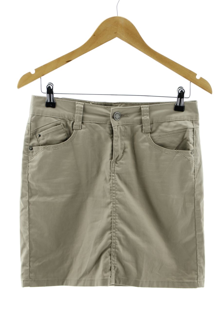 Jupe Cache cache de la taille 38, de couleur gris de denim