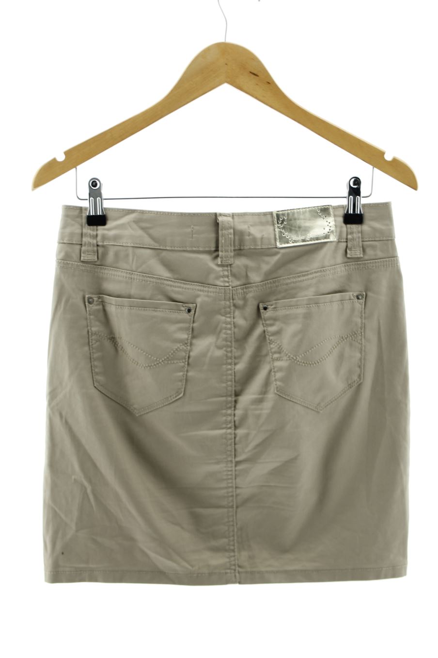 Jupe Cache cache de la taille 38, de couleur gris de denim