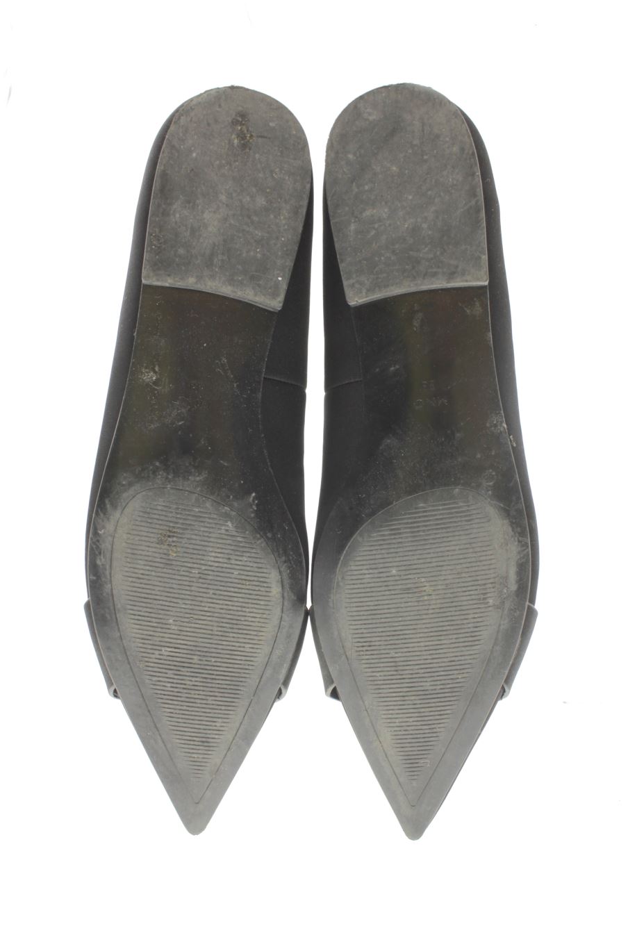 Zapatos planos de Mango de la talla 38, de color negro de